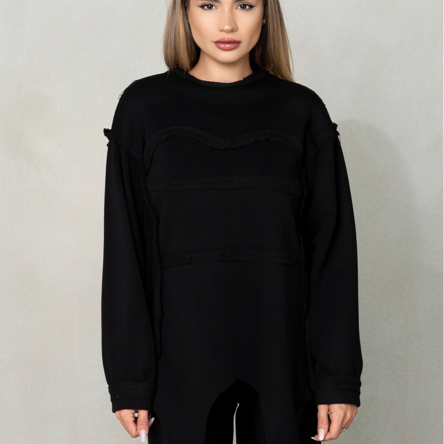       Bluza - Boho Lines - Black