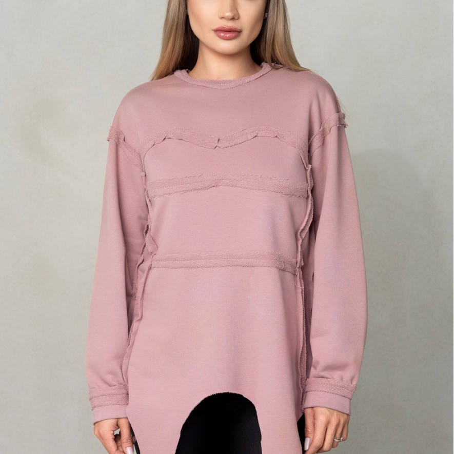       Bluza - Boho Lines - Soft pink