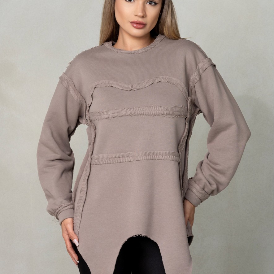       Bluza - Boho Lines - Soft Brown